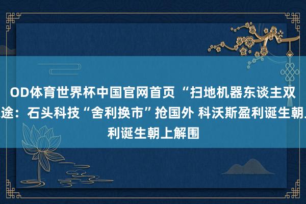 OD体育世界杯中国官网首页 “扫地机器东谈主双雄”殊途：石头科技“舍利换市”抢国外 科沃斯盈利诞生朝上解围
