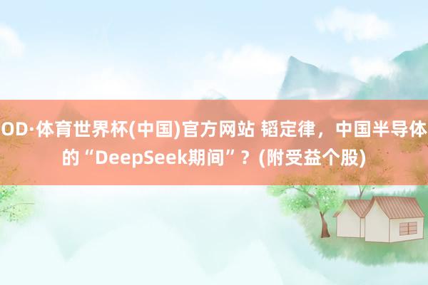 OD·体育世界杯(中国)官方网站 韬定律，中国半导体的“DeepSeek期间”？(附受益个股)