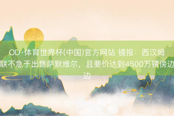 OD·体育世界杯(中国)官方网站 镜报：西汉姆联不急于出售萨默维尔，且要价达到4500万镑傍边